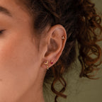 Birth Flower Stud Earrings