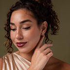 Birth Flower Stud Earrings