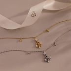 Holiday Diamond Tree Necklace