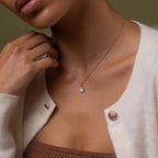 Diamond Poinsettia Necklace