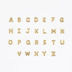 Bubble Initial Flatback Studs