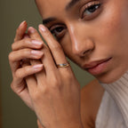 Mixed Metal Wave Ring Set