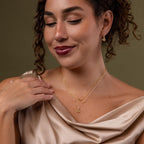Holiday Diamond Tree Necklace