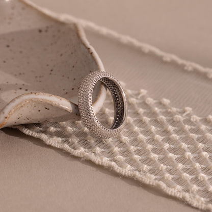 Pave Stacking Rings