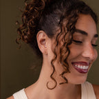 Bubble Initial Flatback Studs