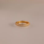 Skinny Pave Stacking Ring