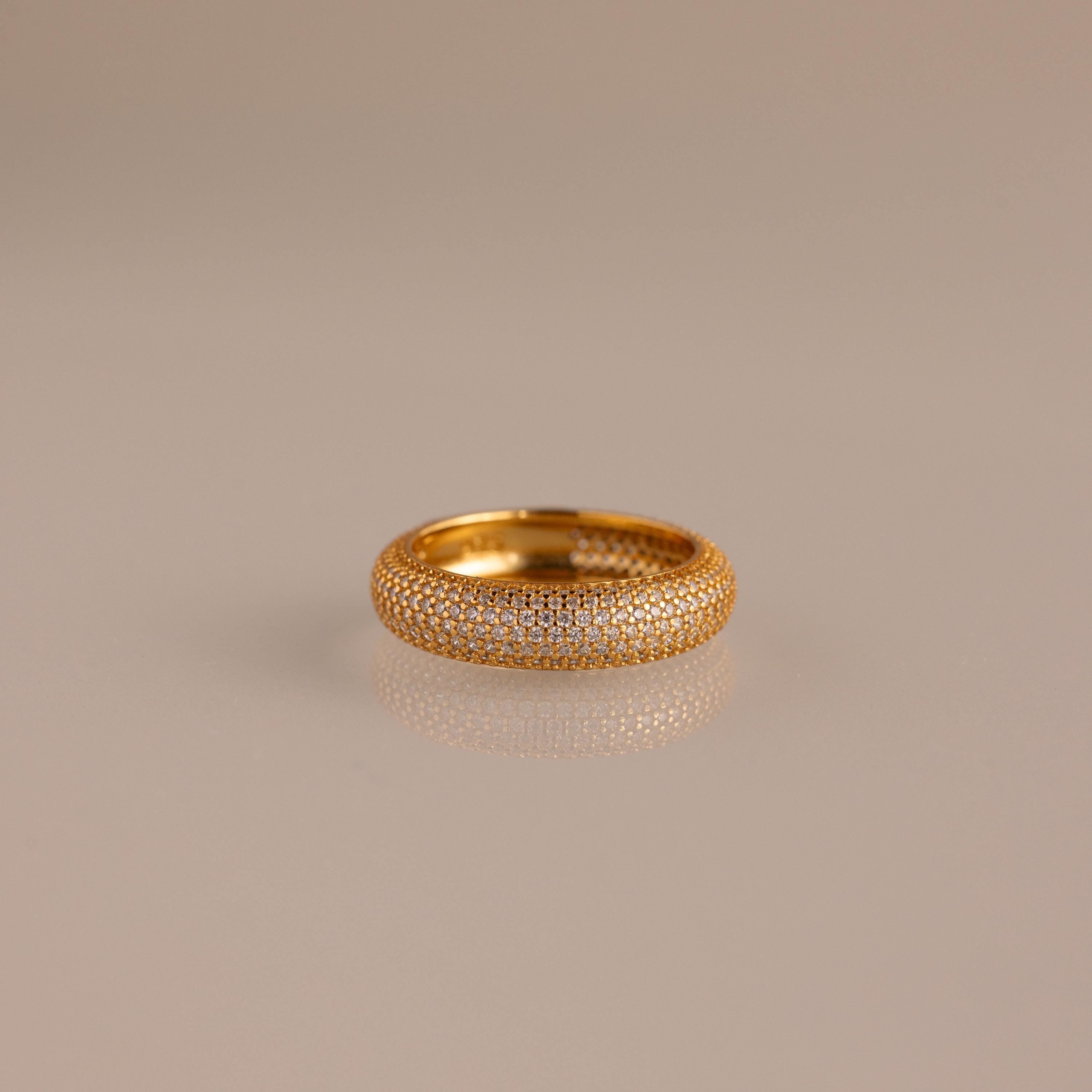 Bold Pave Stacking Ring