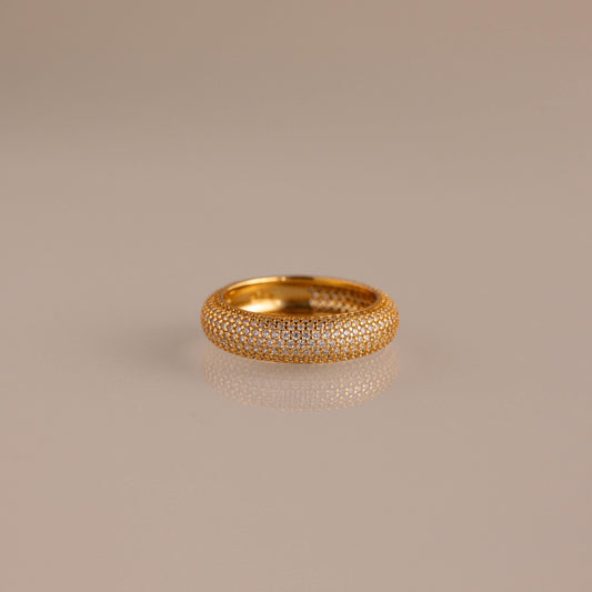 Bold Pave Stacking Ring