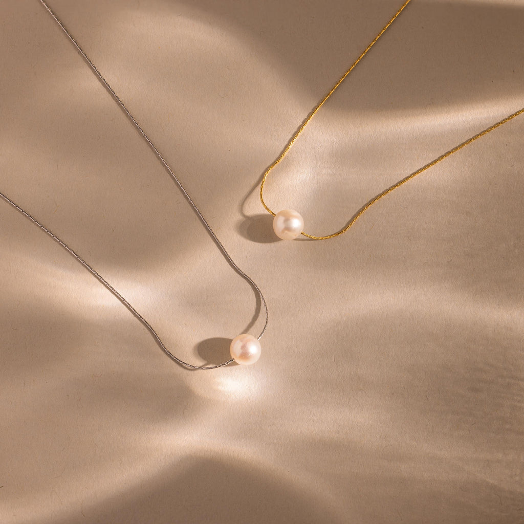 Dainty Pearl Dot Necklace