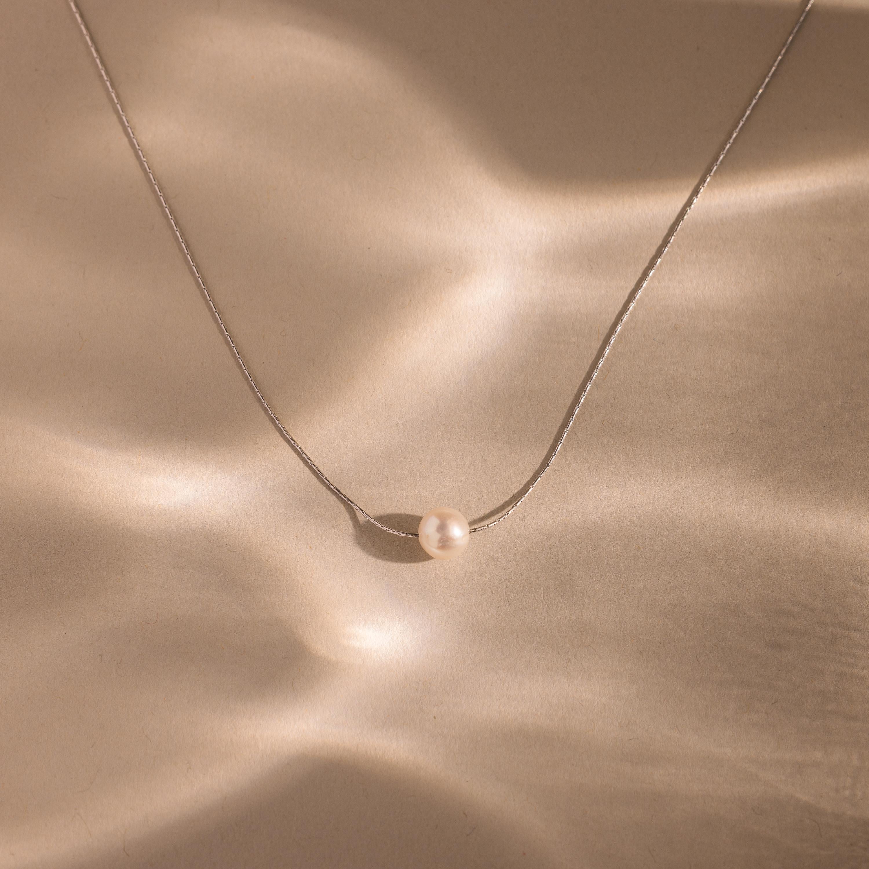 Dainty Pearl Dot Necklace