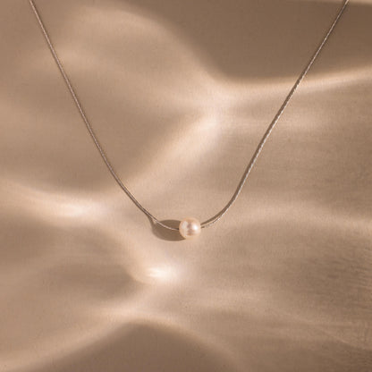 Dainty Pearl Dot Necklace