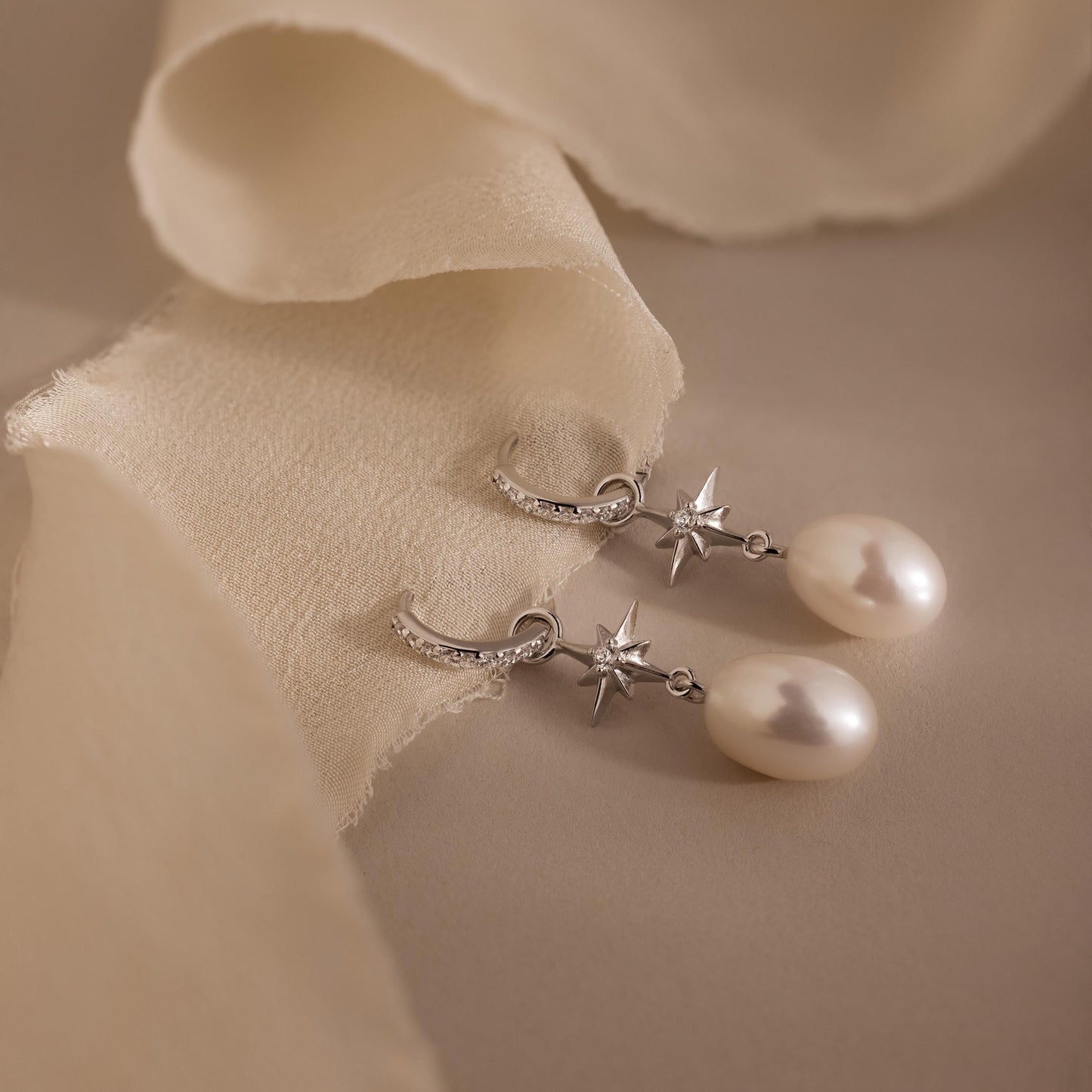 North Star Pearl Hoops