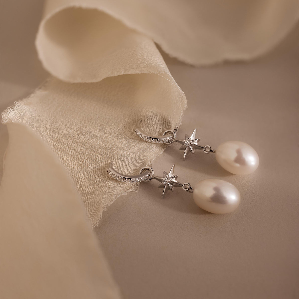 North Star Pearl Hoops