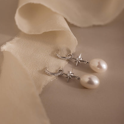 North Star Pearl Hoops