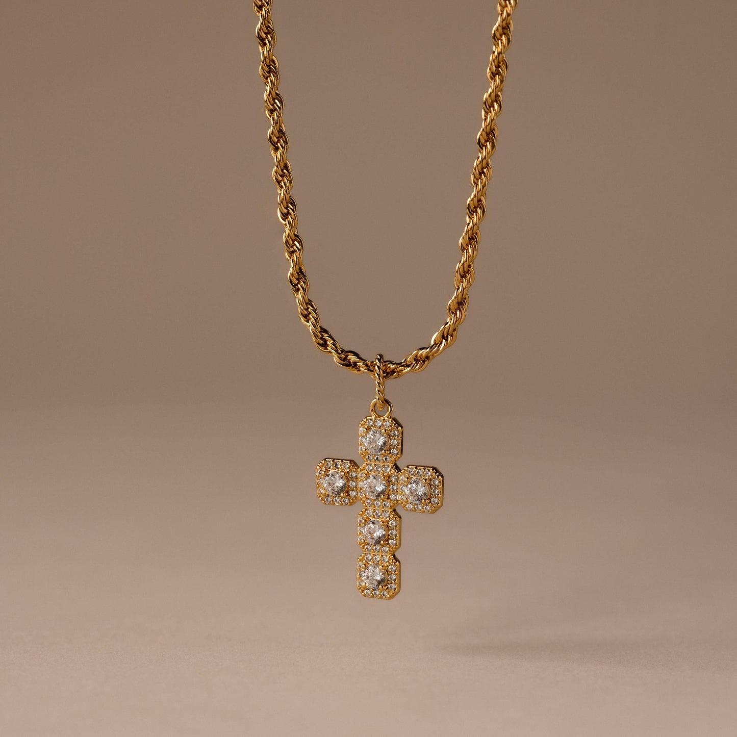 Majesty Cross Necklace