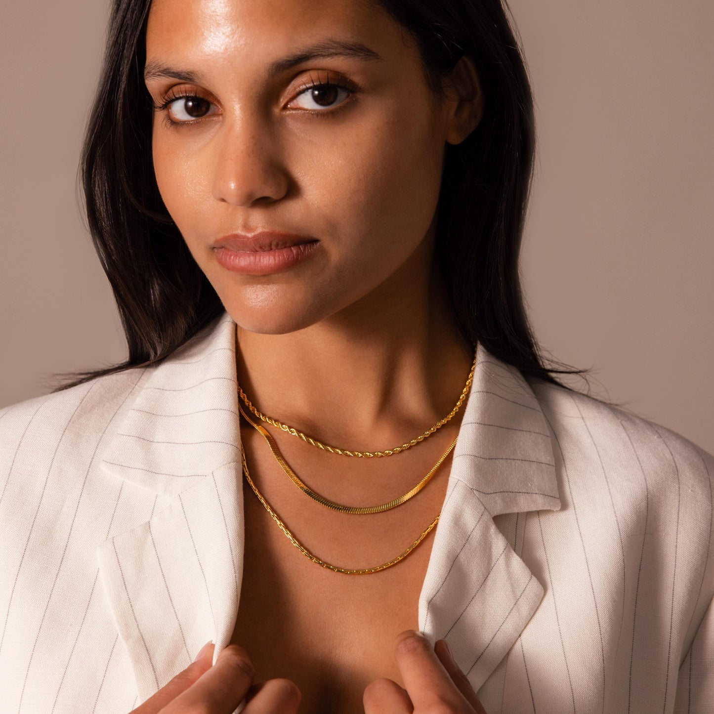 Bold Snake Chain Necklace