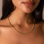 Bold Snake Chain Necklace