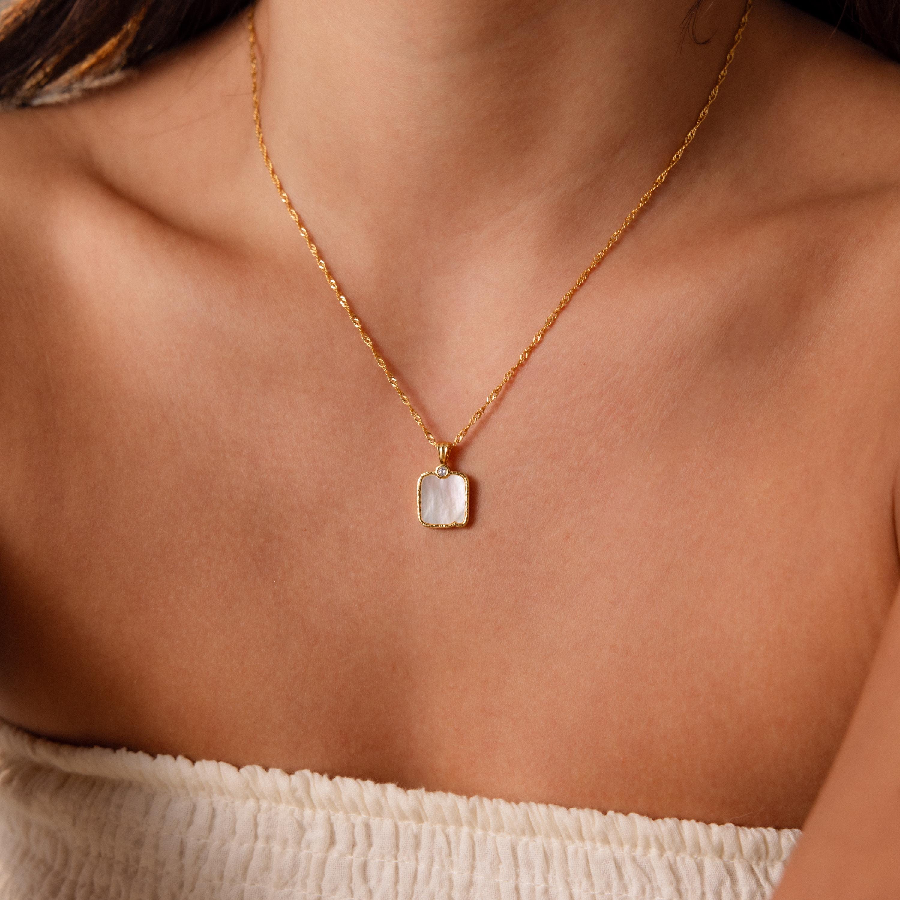 Serenity Mother of Pearl Necklace