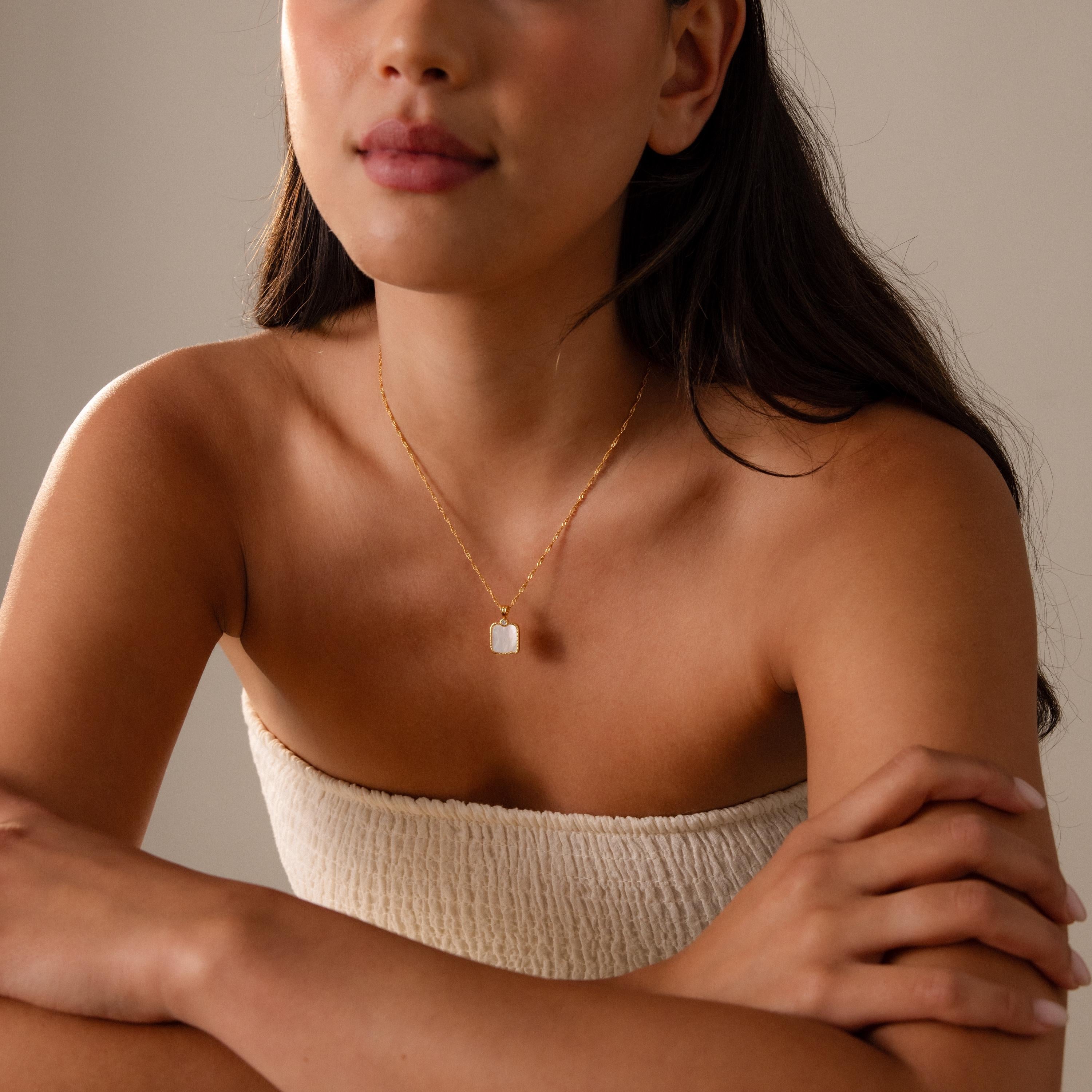 Serenity Mother of Pearl Necklace