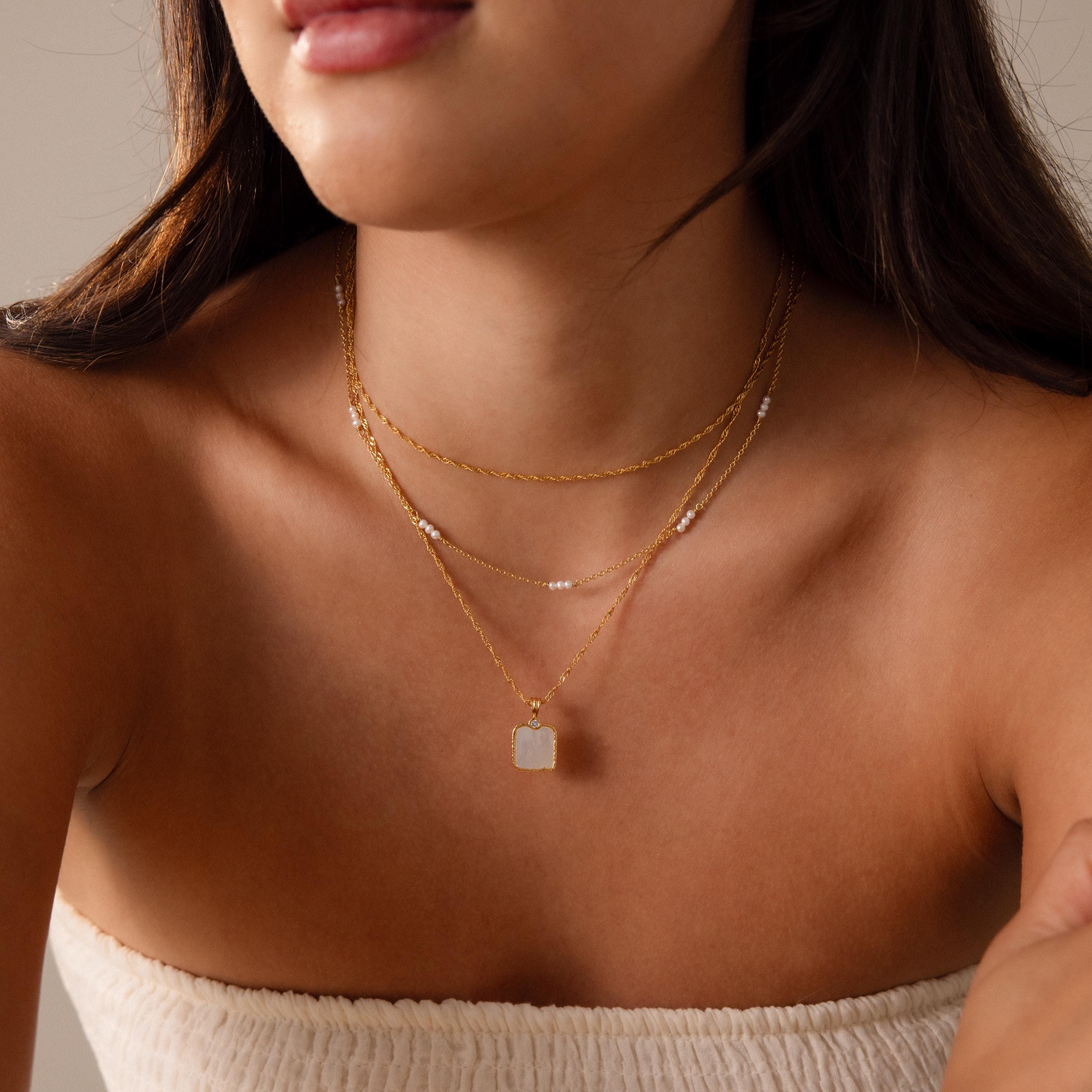 Serenity Mother of Pearl Necklace