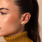 Gemstone Raindrop Studs