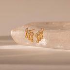 Gemstone Raindrop Studs