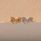Diamond Raindrop Studs