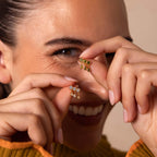 Gemstone Raindrop Studs