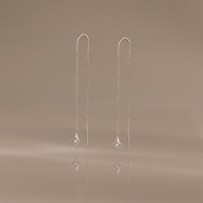 Cosmic Star Threader Earrings