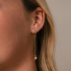 Cosmic Star Threader Earrings