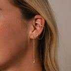Cosmic Star Threader Earrings