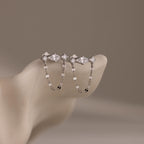 Diamond Marquise Chain Flat Back Studs