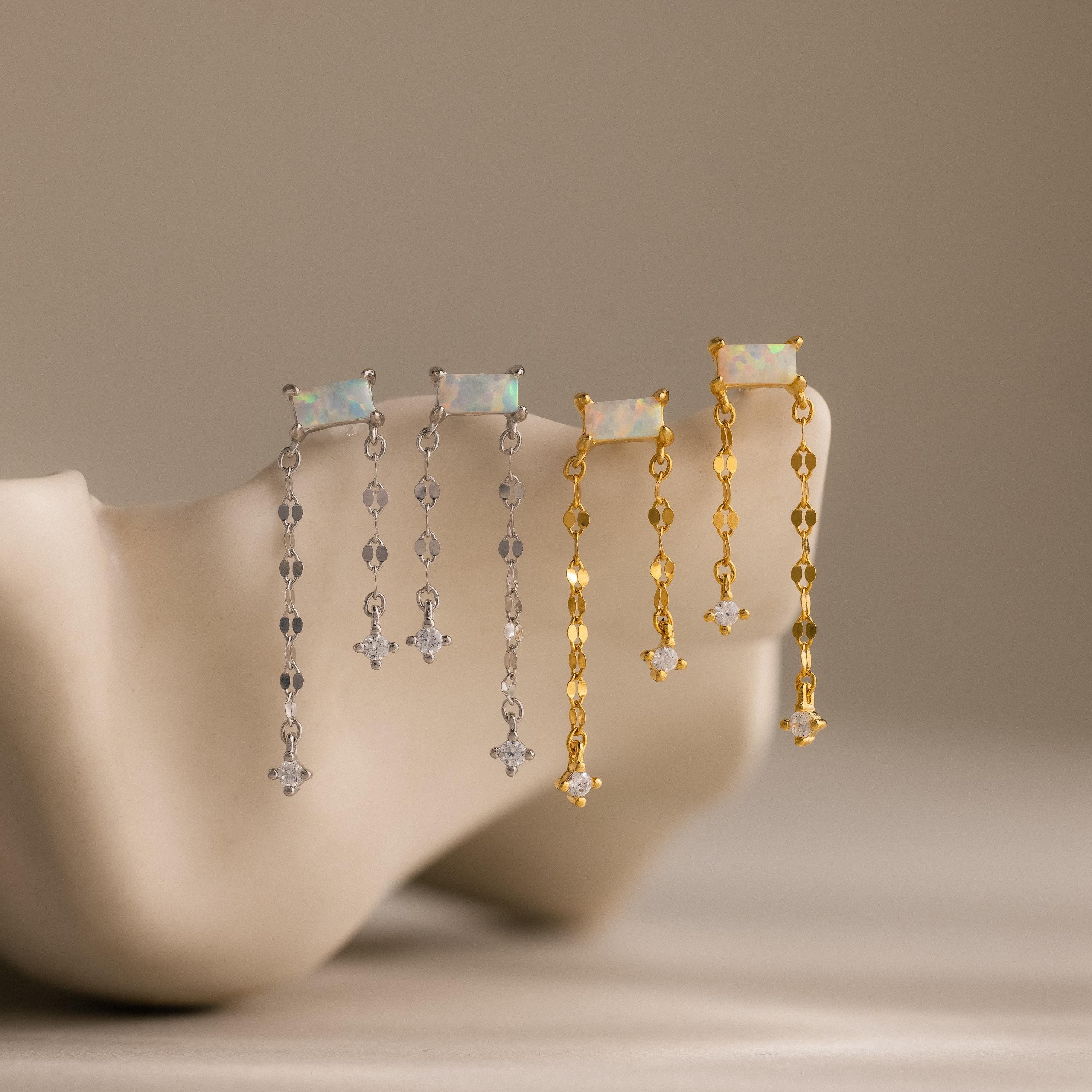 Opal Cascade Studs