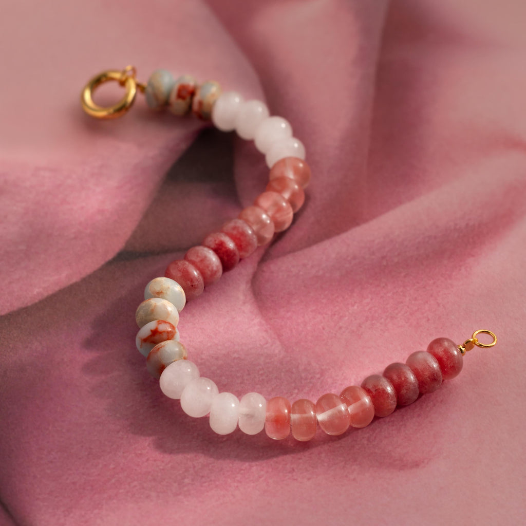 Ember Beaded Charm Bracelet