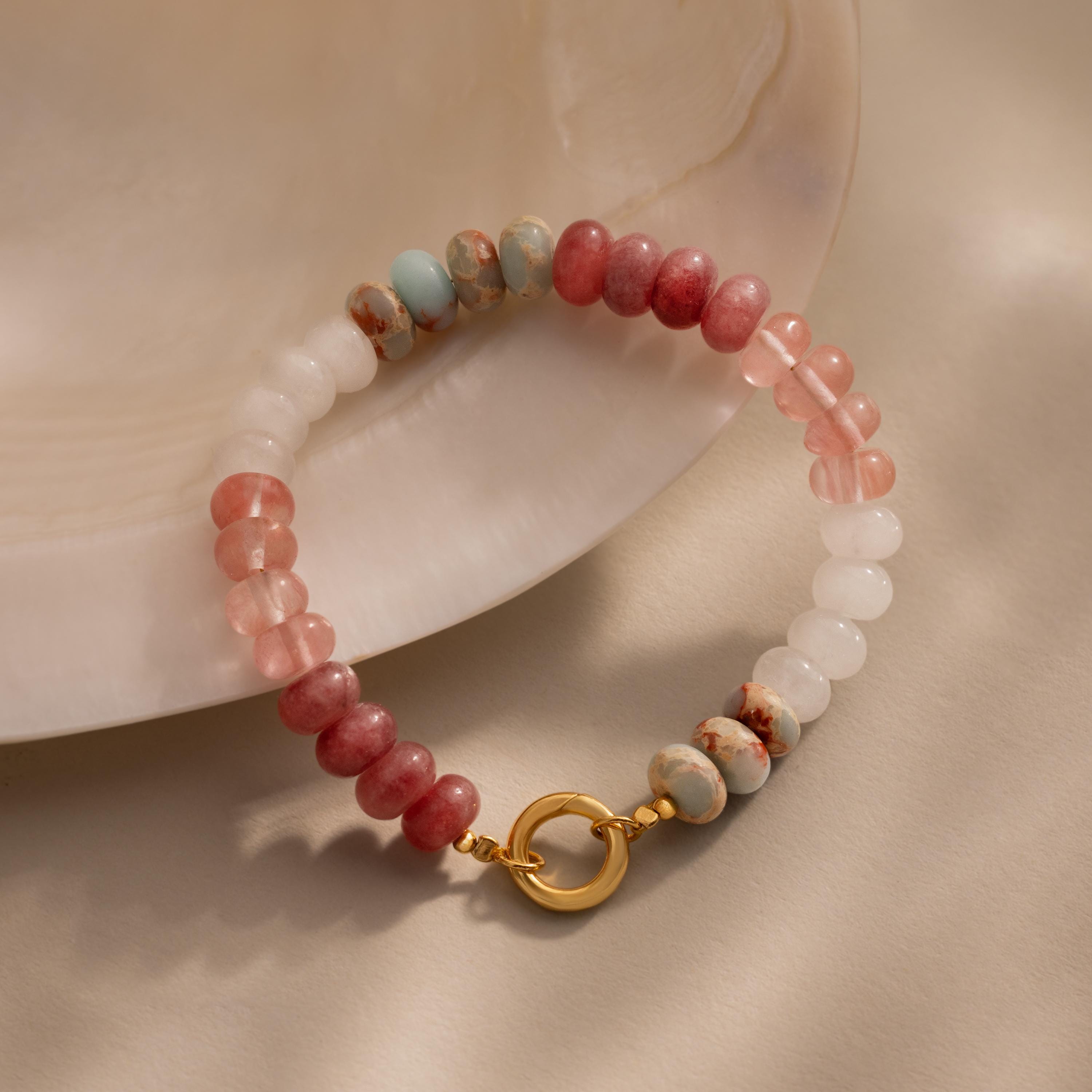 Ember Beaded Charm Bracelet
