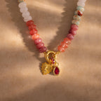 Ember Beaded Charm Necklace