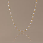 Aurora Pearl Station Necklace