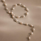 Aurora Pearl Station Necklace