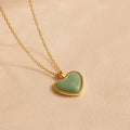 Aventurine Heart Necklace