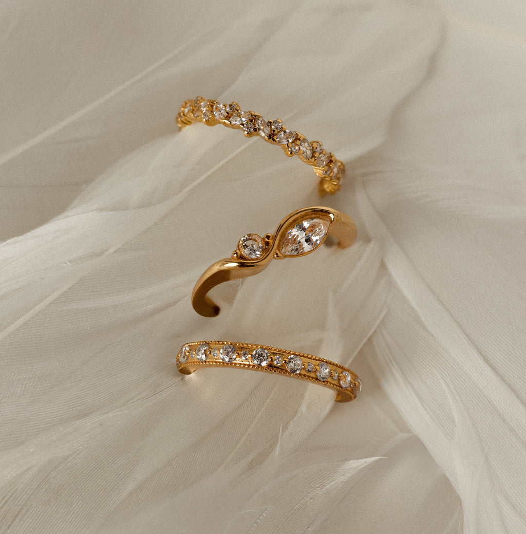 Toi et Moi Infinity Birthstone Ring