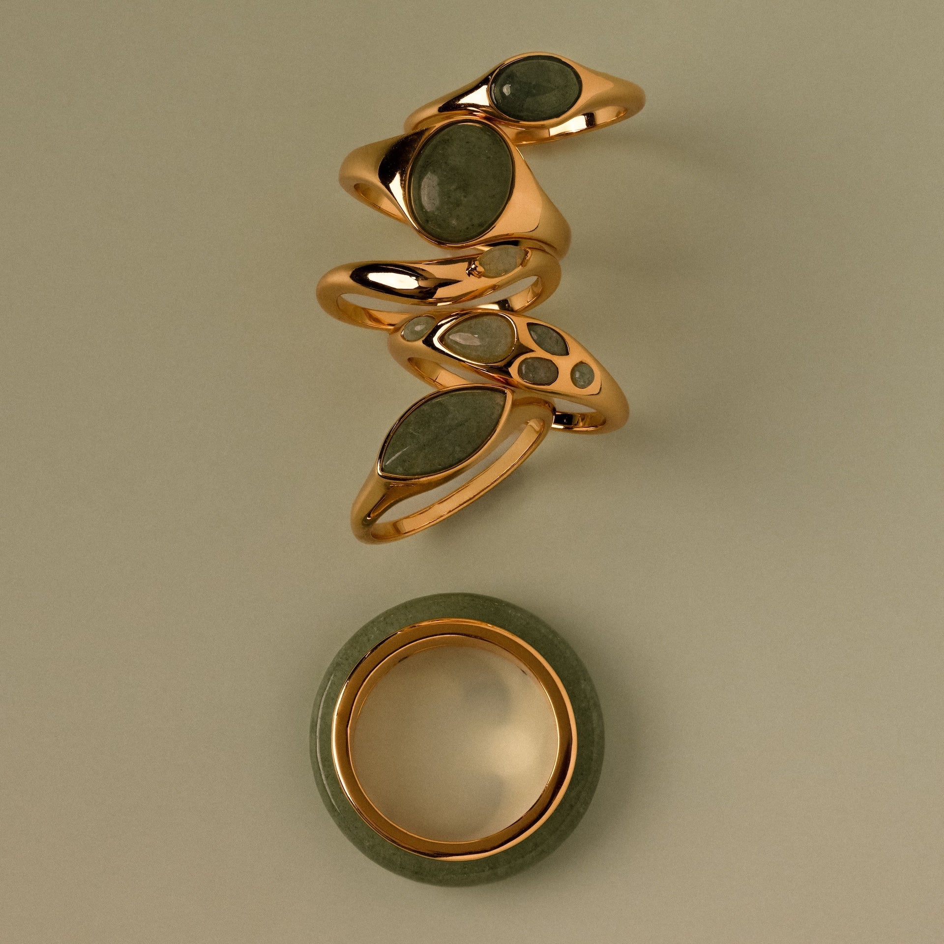 Haven Jade Spinner Ring