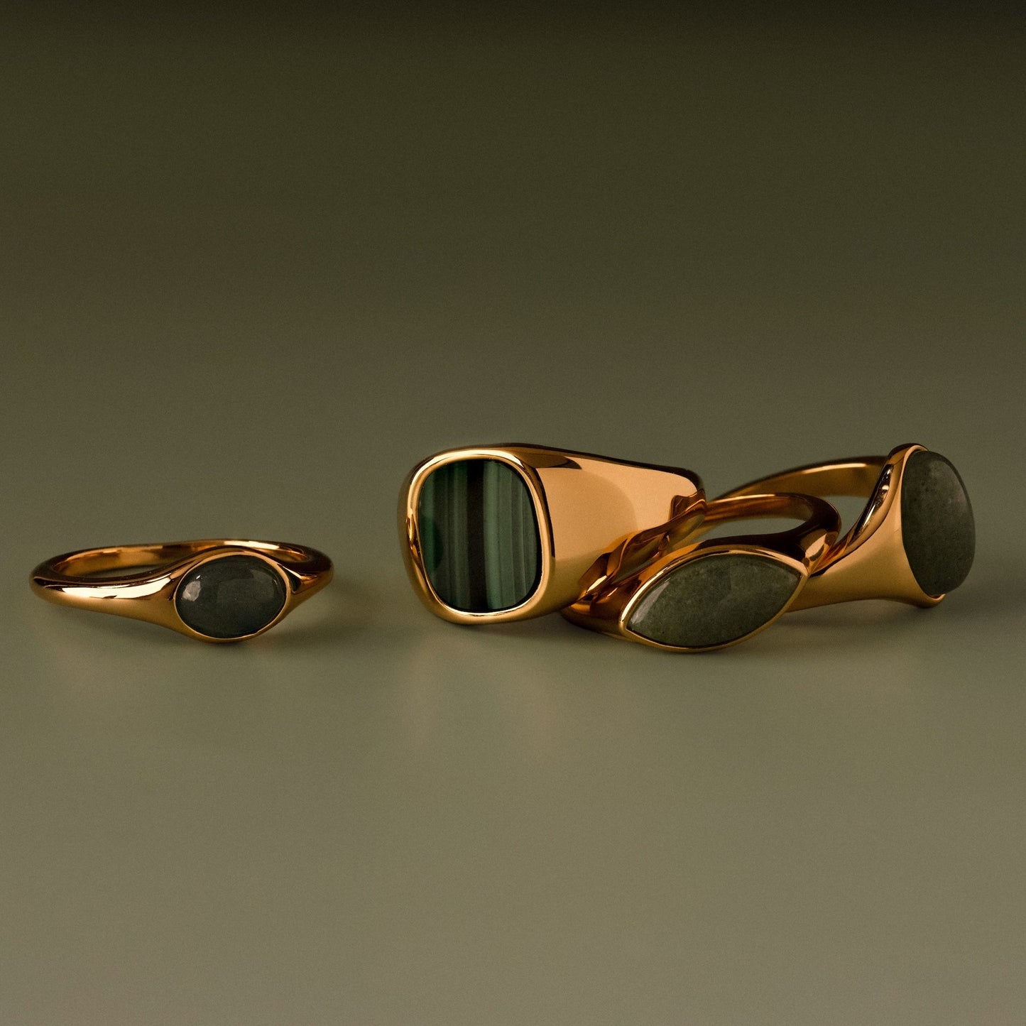 Malachite Signet Ring