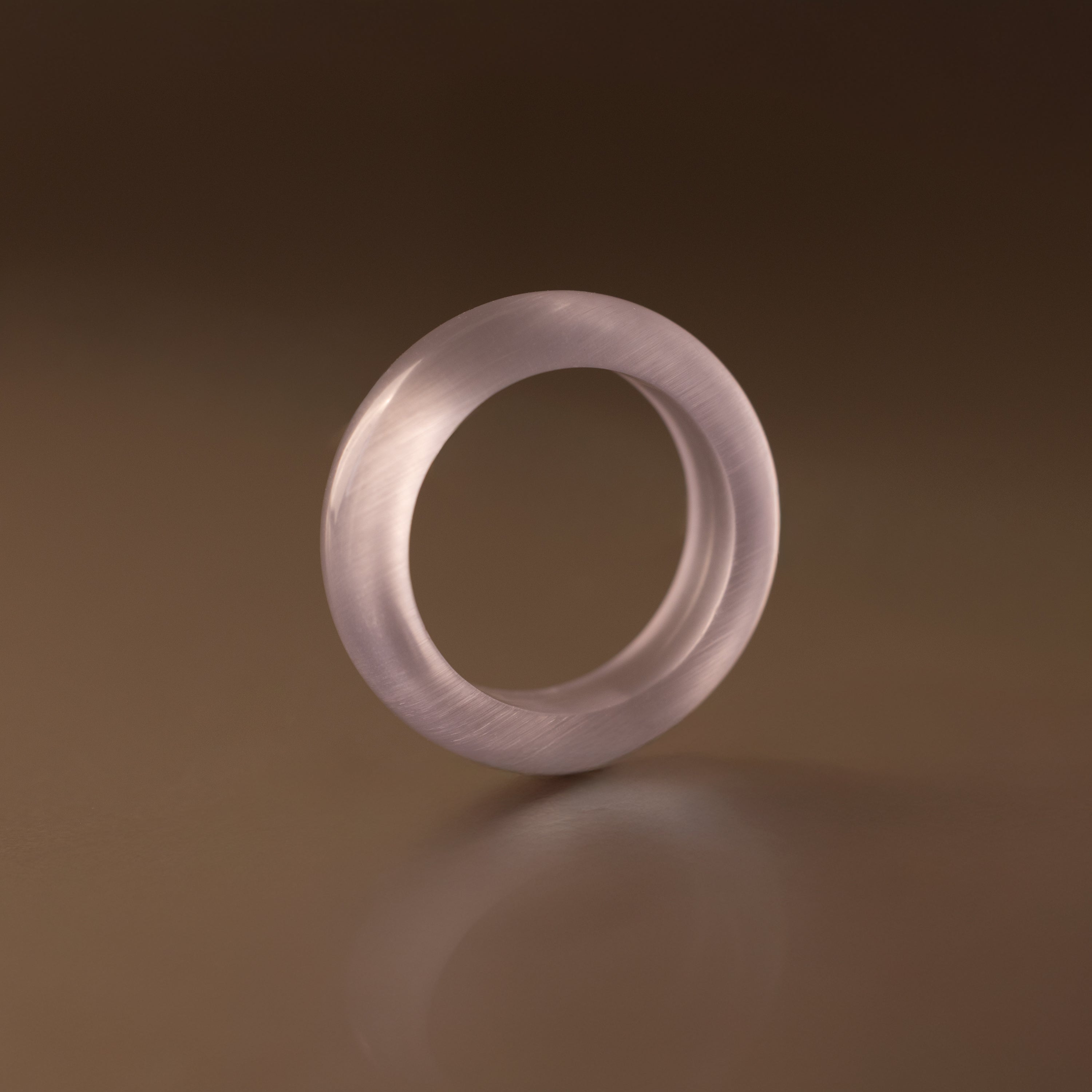 Skinny Lavender Moon Ring