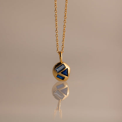 Mixed Birthstone Capsule Necklace