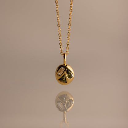 Mixed Birthstone Capsule Necklace