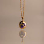 Mixed Birthstone Capsule Necklace