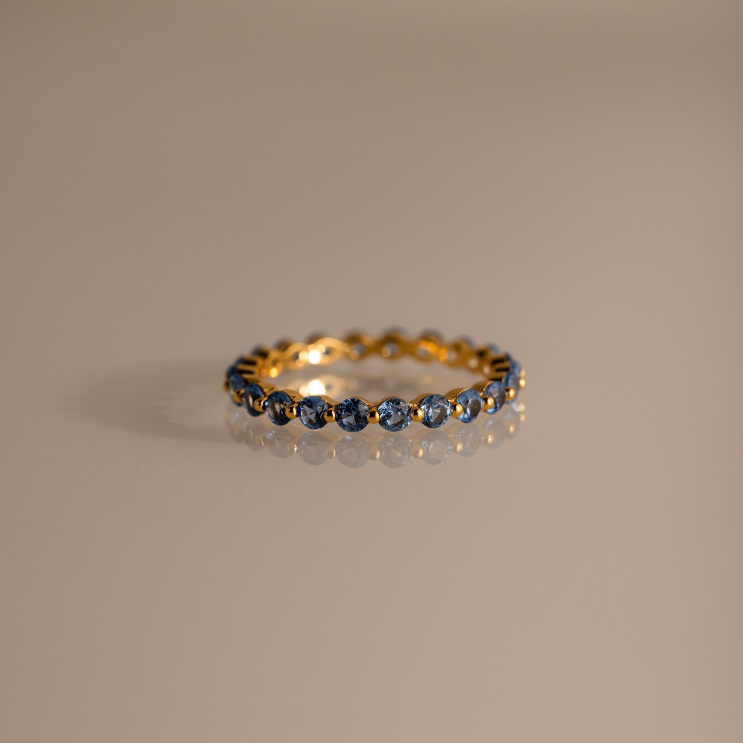 Lace Eternity Birthstone Ring