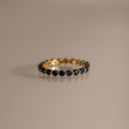 Lace Eternity Birthstone Ring