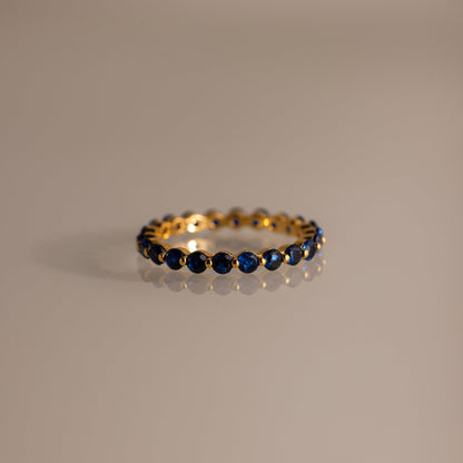Lace Eternity Birthstone Ring
