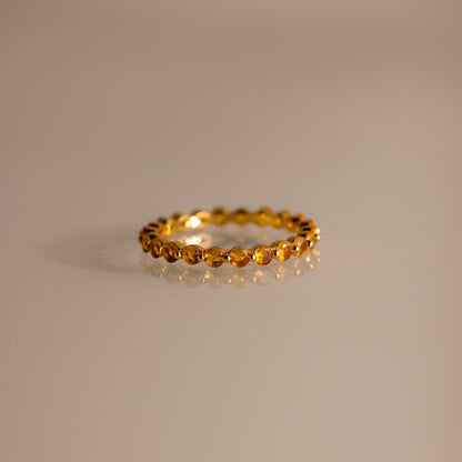 Lace Eternity Birthstone Ring